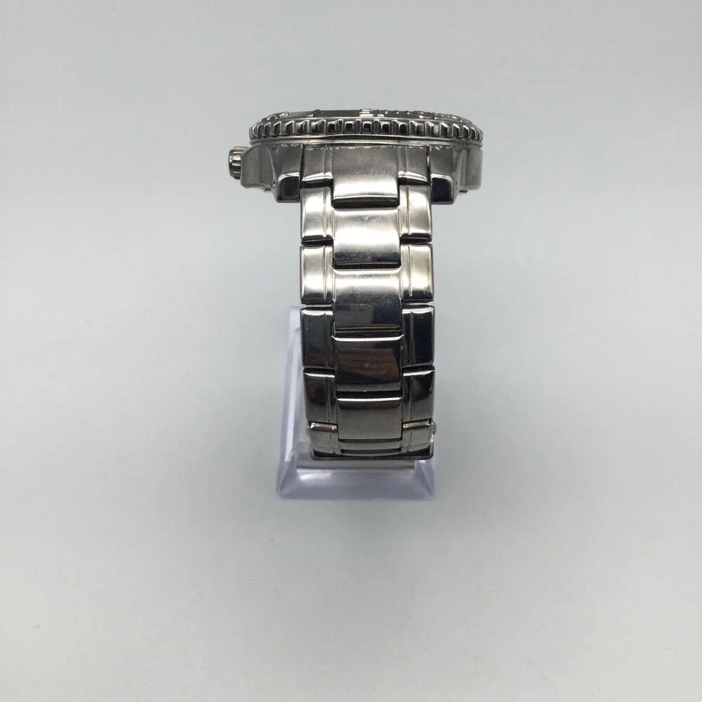 Armitron Mens Watch 42mm Gray Dial Stainless Bracelet 20/4729DS New Battery